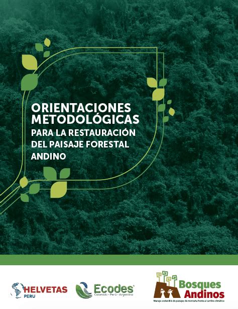 Orientaciones Metodol Gicas Para La Restauraci N Del Paisaje Forestal