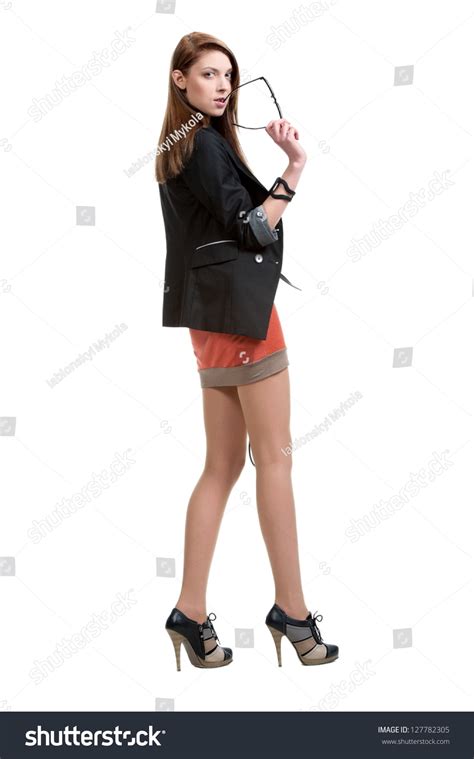 Beautiful Sexual Girl Brunette Pose On Stock Photo Shutterstock