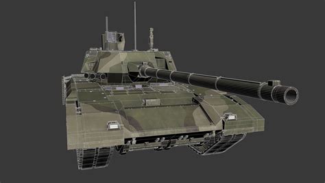 T Armata Russian Mbt Game Ready Model Woodland Pbr K D Model