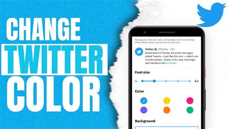 How To Change Your Twitter Theme Color Customize Twitter Profile