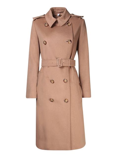 Buy Burberry Gabardine Trench Coat Brown At 33 Off Editorialist