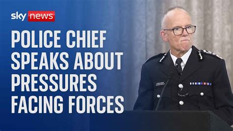 Met Police Chief Sir Mark Rowley Gives Speech On The Future Of Policing