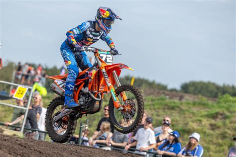 Liam Everts Celebrates Second Mx Victory Of At Dutch Grand Prix