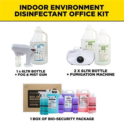 Disinfectants And Sanitizers Chemtex Indoor Environment Disinfection Kit