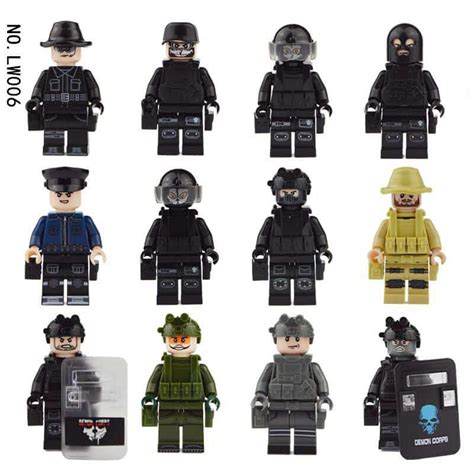 Jual Pcs Mainan Minifigure Tentara Swat Militer Army Lw Shopee