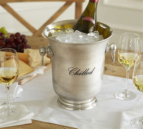 Antique Silver Wine Cooler Pottery Barn