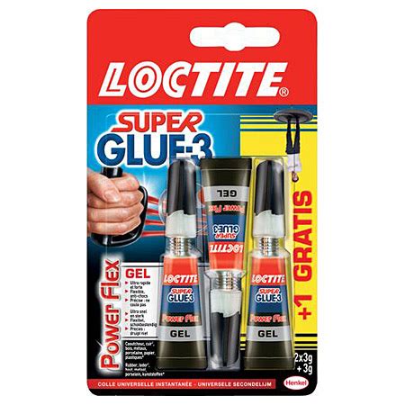 Loctite Super Glue 3 Power Flex Gel colle universelle instantanée 2