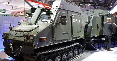 World Defence News Dsei 2019 Bae Systems Showcases Bvs10 All Terrain Vehicle Fitted With