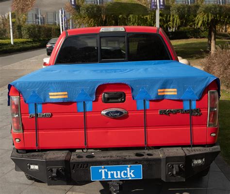 Buy Truck Bed Tarp Cover for Short Box（5.7' Box） Fit for Ford F150 GMC ...