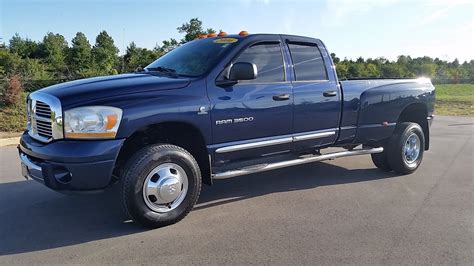 Sold 2006 Dodge Ram 3500 Laramie 4x4 Drw Quad Cab 5 9l H 0 Cummings 83k For Sale Call 855 507