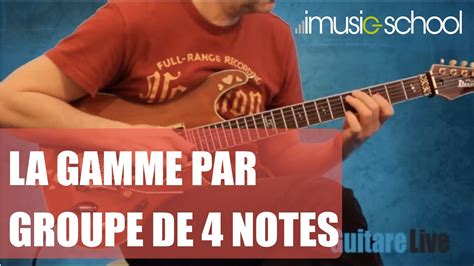 Les Pentatoniques La Gamme Par Groupe De Notes Cours De Guitare De