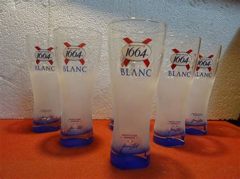 Lot De 6 Verres A Biere 1664 Kronenbourg 25cl 25 Cl Neuf Amazon Fr