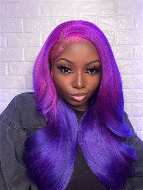 100 Wig Hairstyles Purple Hair Hair Styles Dyed Hair