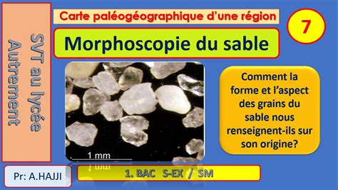 Etude Morphoscopique Du Sable Forme Et Aspect Des Grains Youtube