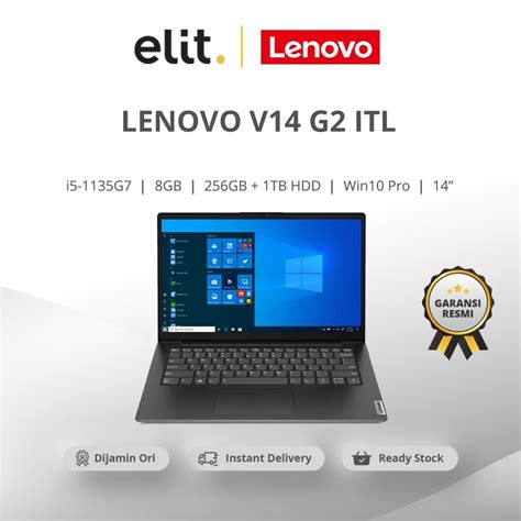 Jual Lenovo V14 G2 Itl 5uid I5 1135g7 8gb 256gb 1tb W10pro 14 Black Shopee Indonesia