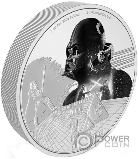 Darth Vader Star Wars Oz Silber M Nze Niue