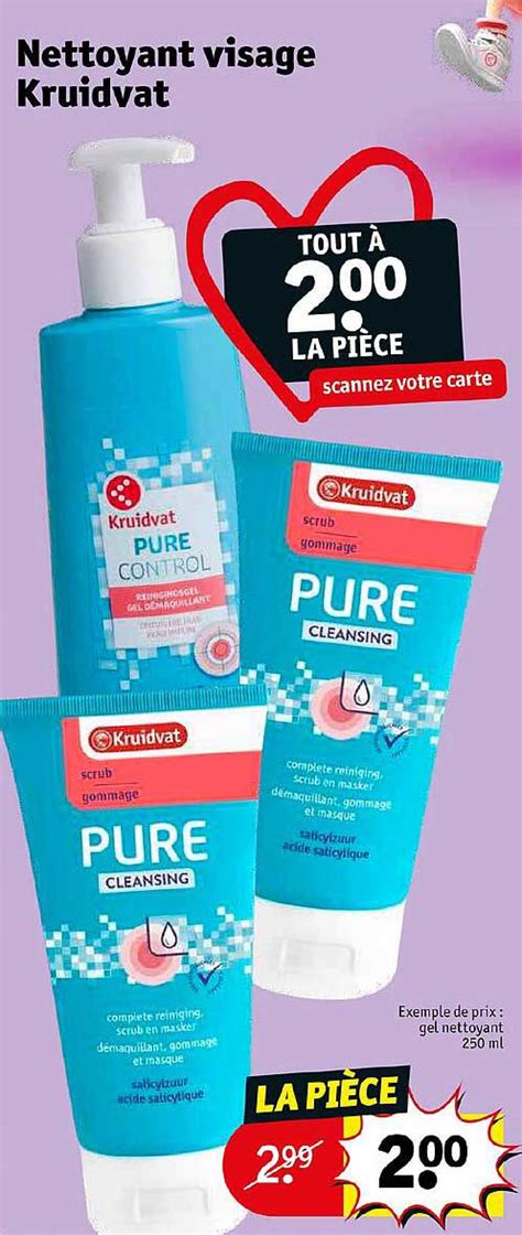 Promo Nettoyant Visage Kruidvat Chez Kruidvat Icatalogue Fr