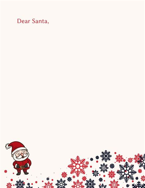 45 Printable Christmas Letter Templates [100 Free] ᐅ Templatelab