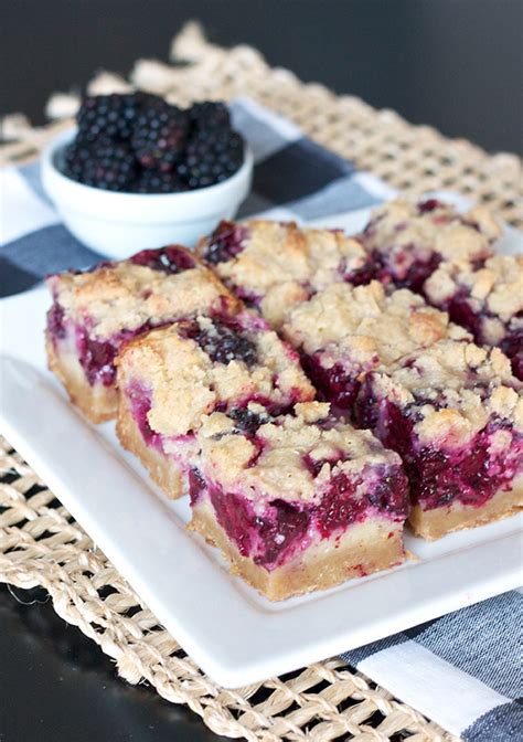 Erica S Sweet Tooth Blackberry Pie Bars