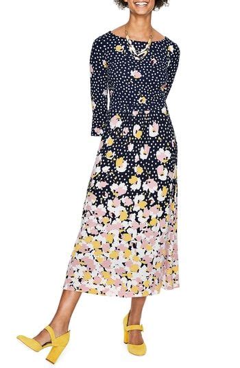 Boden Blossom Jersey Midi Dress Dresses Midi Dress Nordstrom Dresses