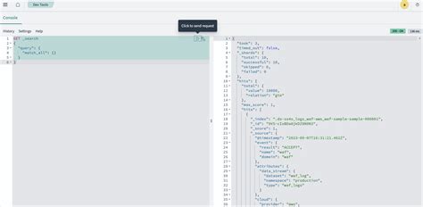 Running Queries In The Dev Tools Console Opensearch Documentation