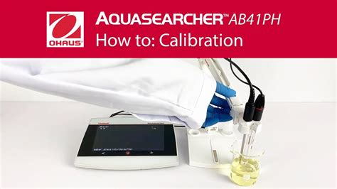 How To Calibration Ohaus Aquasearcher Water Analysis Bench Meters