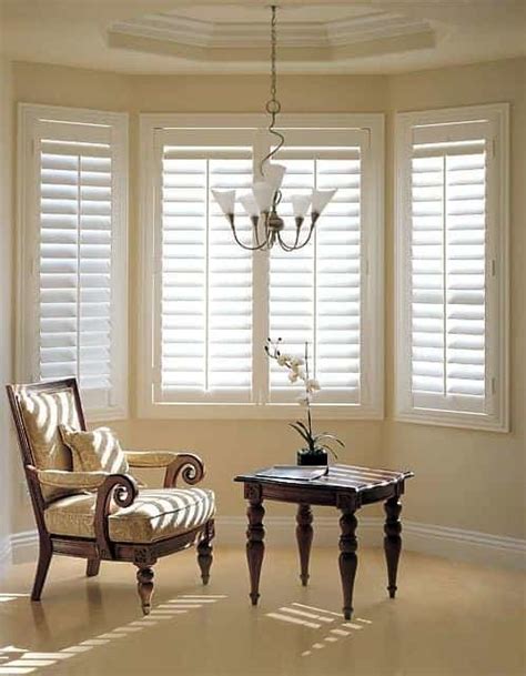 Custom Angled Paulownia Wood Bay Window Plantation Shutters China