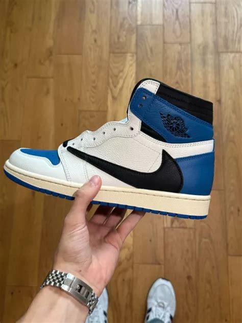 Air Jordan Retro High Og Sp Travis Scott Fragment Military Blue Eur