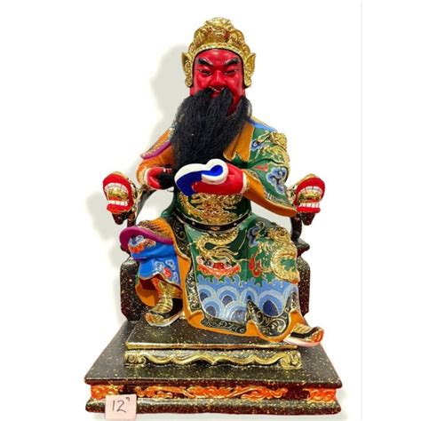 Jual Patung Dewa Guan Yu Kwankong Duduk Uk Inch Shopee Indonesia