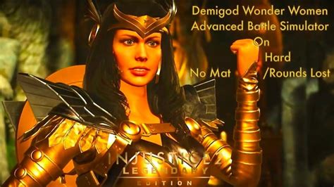 Injustice Demigod Ww Advanced Battle Simulator On Very Hard No