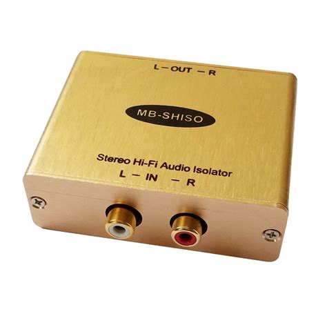 Stereo Hi Fi Audio Isolation Transformer Rca