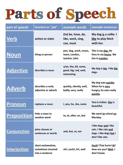 Parts Of Language