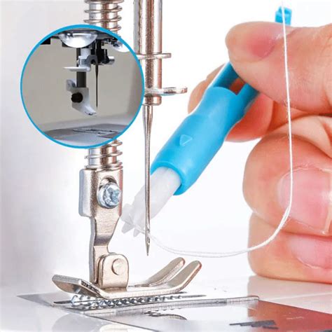 Sewing Machine Needle Threader Stitch Insertion Tool Automatic Threader