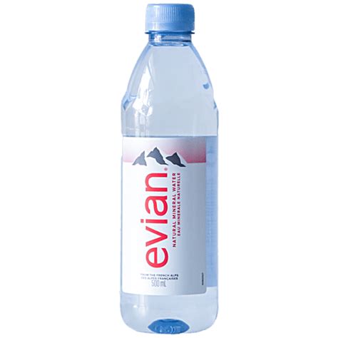 Evian Natural Spring Water 1 L 12 Ph