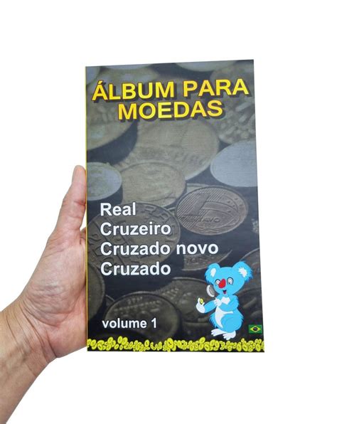 Numis Market Lbum Para Moedas Do Real Cruzeiro Cruzado Novo E