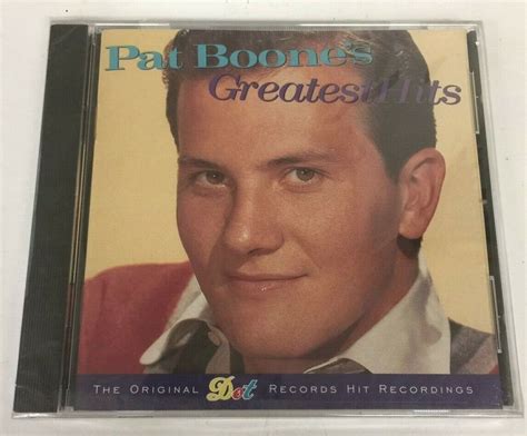 Brand New Pat Boone Greatest Hits Audio Cd 1993 Bmg Music D 120474 Release Nip 8811088521 Ebay