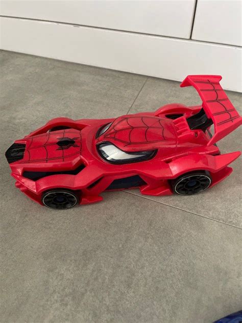 Hot Wheels Monster Jam 1 24 Hot Wheels Spider Man Car Launcher Pull Back Car Everything Else