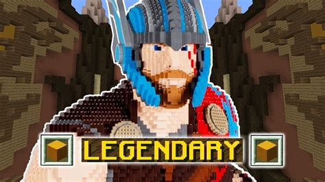 Legendary Thor Minecraft Build Battle Youtube