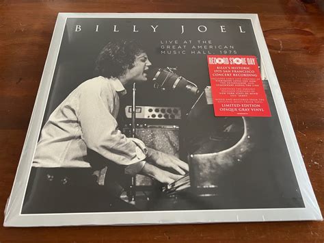 RSD 2023 Billy Joel Live At The Great American Music Hall 1975 2LP