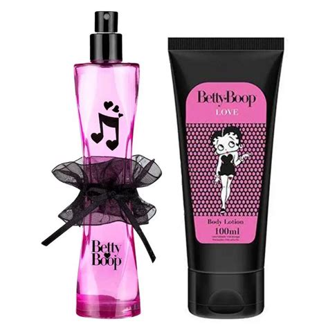 Kit Betty Boop Love Deo Colônia 50ml Body Lotion 100ml