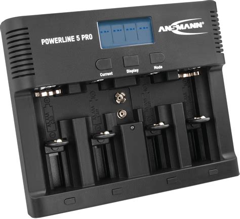 Ansmann Powerline 5 Pro Charger For Cylindrical Cells Nicd Nimh Aaa Aa C D 9v Pp3