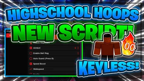 Highschool Hoops Demo Script GUI Hack AIMBOT AUTO GUARD MAG AND