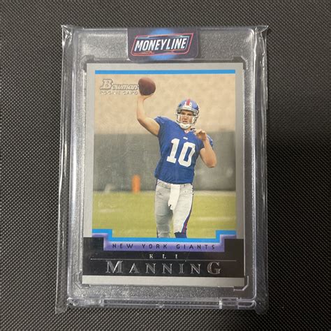 2004 Topps Bowman Eli Manning Rookie Card Ebay