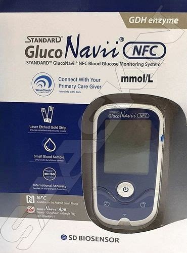 Sd Biosensor Standard Gluconavii Nfc Blood Glucose Monitoring System At