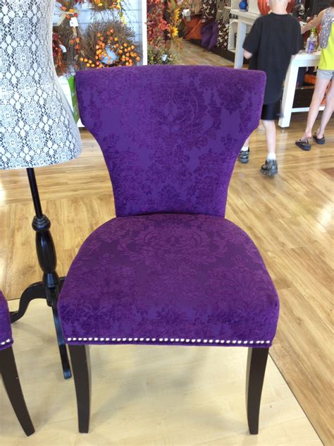 Purple Chair Lets Face The Facts I Love Purple Chairs Purple Accent