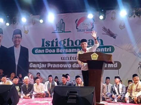 Belasan Ribu Santri Di Garut Gelar Istighosah Dan Doa Bersama Doakan