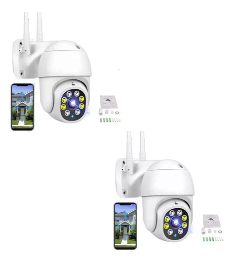 Ripley PACK X2 CAMARA DE SEGURIDAD PARA EXTERIOR INALAMBRICA WIFI