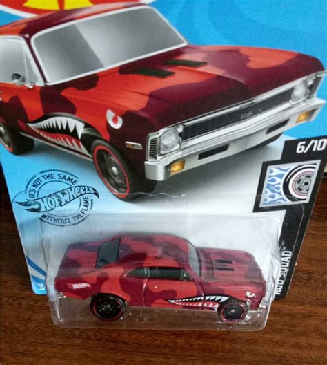 Hot Wheels 68 Chevy Nova Red Rod Squad Perfect Birthday Etsy