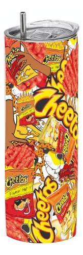 Termo Skinny Café Oz Chester Cheetos Flaming Hot Meses sin interés