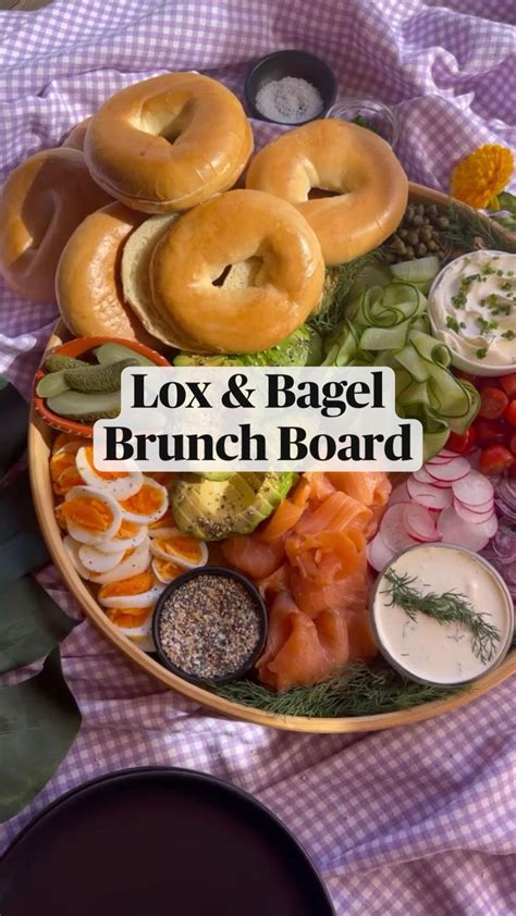 Lox And Bagel Brunch Board For Epic Diy Brunch